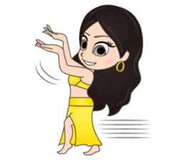 Lovely! Belly-chan sticker #2598301