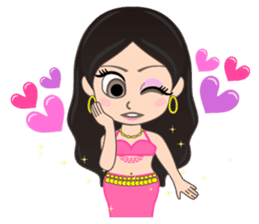 Lovely! Belly-chan sticker #2598302