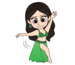 Lovely! Belly-chan sticker #2598303