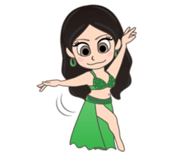 Lovely! Belly-chan sticker #2598303