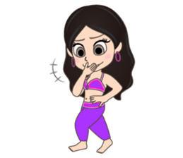 Lovely! Belly-chan sticker #2598304