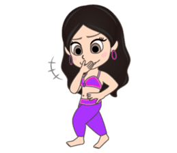 Lovely! Belly-chan sticker #2598304