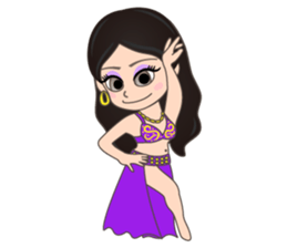 Lovely! Belly-chan sticker #2598307