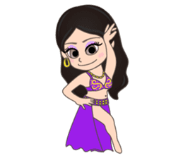 Lovely! Belly-chan sticker #2598307