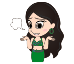 Lovely! Belly-chan sticker #2598311