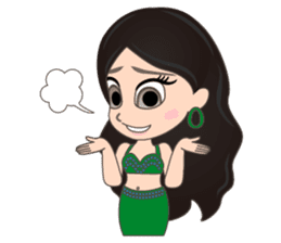 Lovely! Belly-chan sticker #2598311