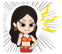 Lovely! Belly-chan sticker #2598312