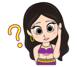 Lovely! Belly-chan sticker #2598313