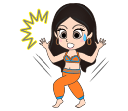 Lovely! Belly-chan sticker #2598314