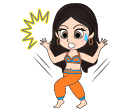 Lovely! Belly-chan sticker #2598314
