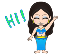 Lovely! Belly-chan sticker #2598315