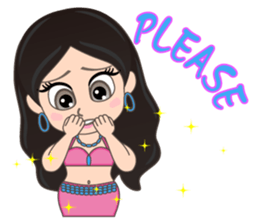 Lovely! Belly-chan sticker #2598316