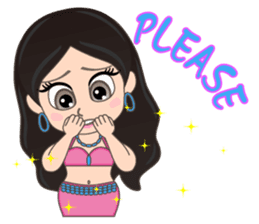 Lovely! Belly-chan sticker #2598316