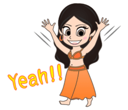 Lovely! Belly-chan sticker #2598319