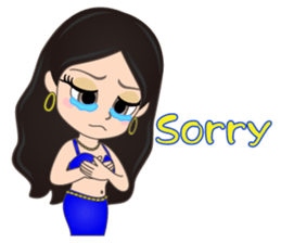 Lovely! Belly-chan sticker #2598321