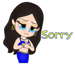 Lovely! Belly-chan sticker #2598321