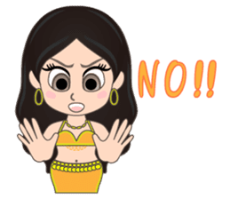 Lovely! Belly-chan sticker #2598322