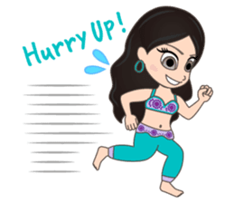 Lovely! Belly-chan sticker #2598324