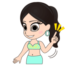 Lovely! Belly-chan sticker #2598326