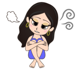 Lovely! Belly-chan sticker #2598328