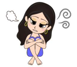 Lovely! Belly-chan sticker #2598328