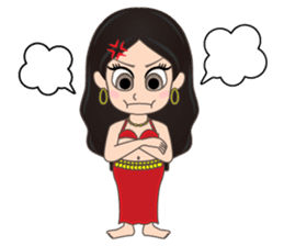 Lovely! Belly-chan sticker #2598330