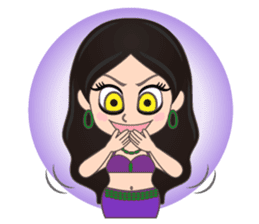 Lovely! Belly-chan sticker #2598331