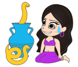 Lovely! Belly-chan sticker #2598333