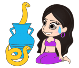 Lovely! Belly-chan sticker #2598333