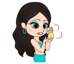 Lovely! Belly-chan sticker #2598336