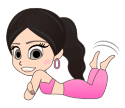 Lovely! Belly-chan sticker #2598337