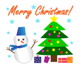 Merry Christmas, Happy new year sticker #2599205
