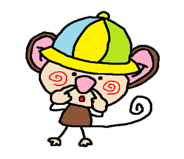 Saruru monkey's sticker part 3 sticker #2599450
