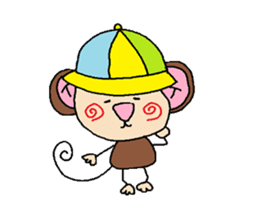 Saruru monkey's sticker part 3 sticker #2599453