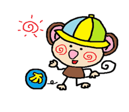 Saruru monkey's sticker part 3 sticker #2599457