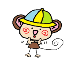 Saruru monkey's sticker part 3 sticker #2599464