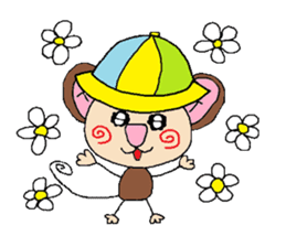 Saruru monkey's sticker part 3 sticker #2599465