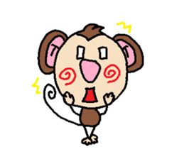 Saruru monkey's sticker part 3 sticker #2599467