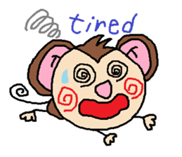 Saruru monkey's sticker part 3 sticker #2599473