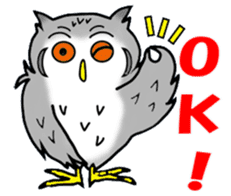 The owl which is some evil-mindedness sticker #2599483