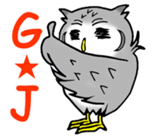 The owl which is some evil-mindedness sticker #2599489