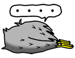 The owl which is some evil-mindedness sticker #2599496