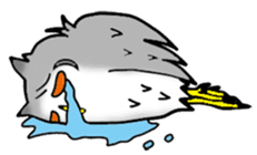 The owl which is some evil-mindedness sticker #2599498