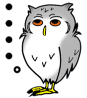 The owl which is some evil-mindedness sticker #2599513