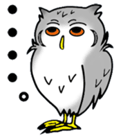 The owl which is some evil-mindedness sticker #2599513