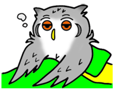 The owl which is some evil-mindedness sticker #2599519
