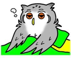 The owl which is some evil-mindedness sticker #2599519