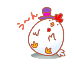 Chicken ball & pig ball sticker #2599684