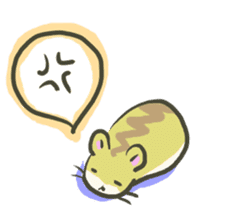 Yuru2 hamster  2nd sticker #2600449