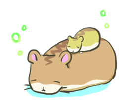 Yuru2 hamster  2nd sticker #2600450